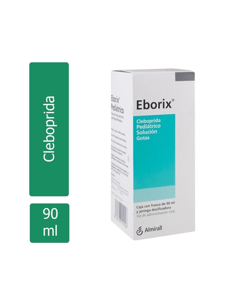 Eborix 6.25 Mg Frasco Y Jeringa Dosificadora 90 Ml 