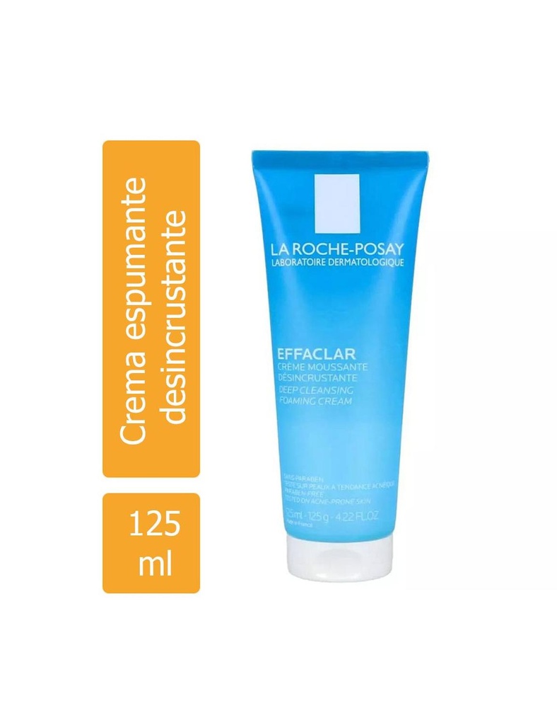 Crema Effaclar Espumosa Desincrustante Reduce Poros 125 Ml 