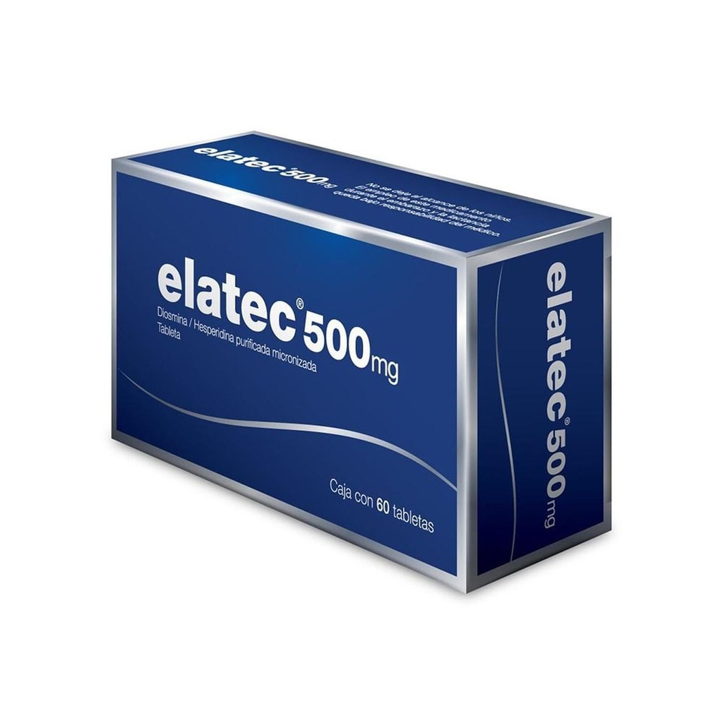 Elatec 500 Mg 60 Tabletas 