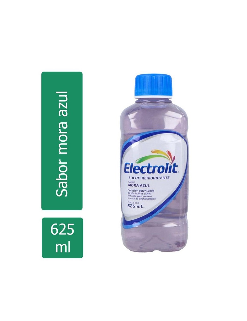 Electrolit 625 Ml Sabor Mora Azul