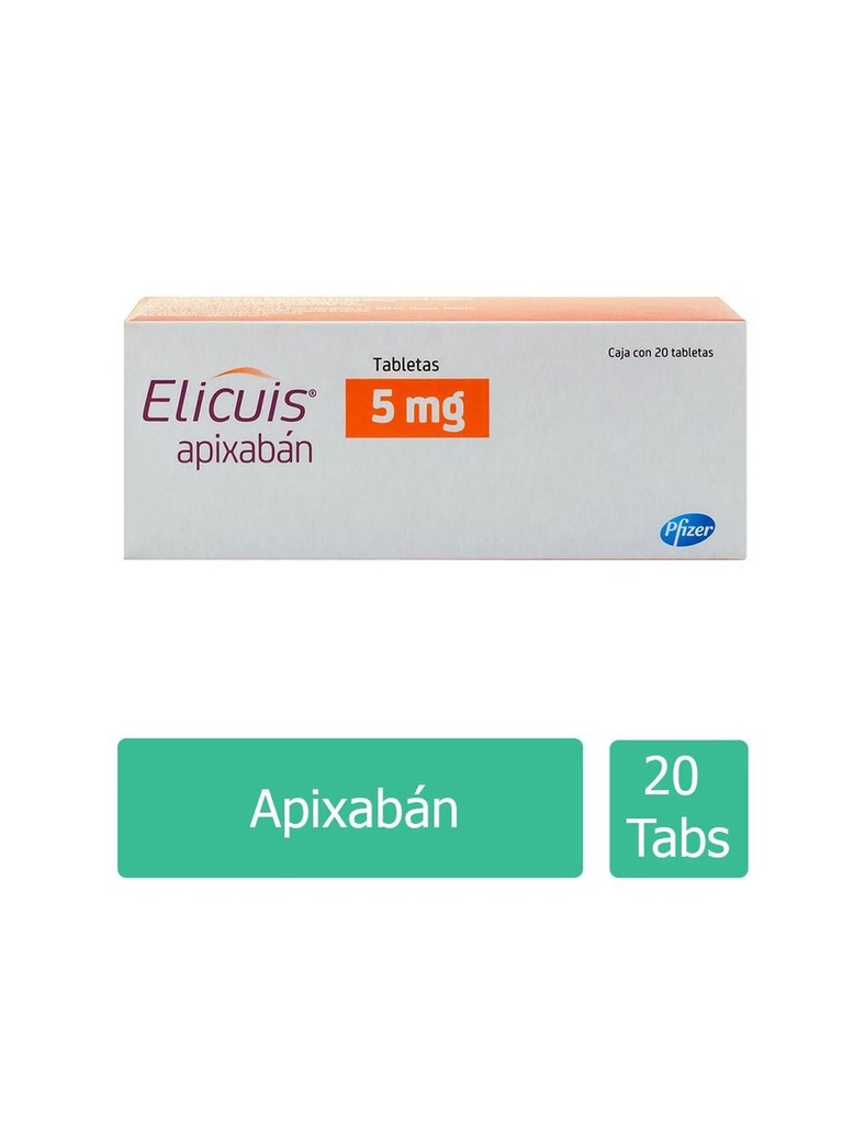 [8027950210466] Elicuis 5 Mg 20 Tabletas 