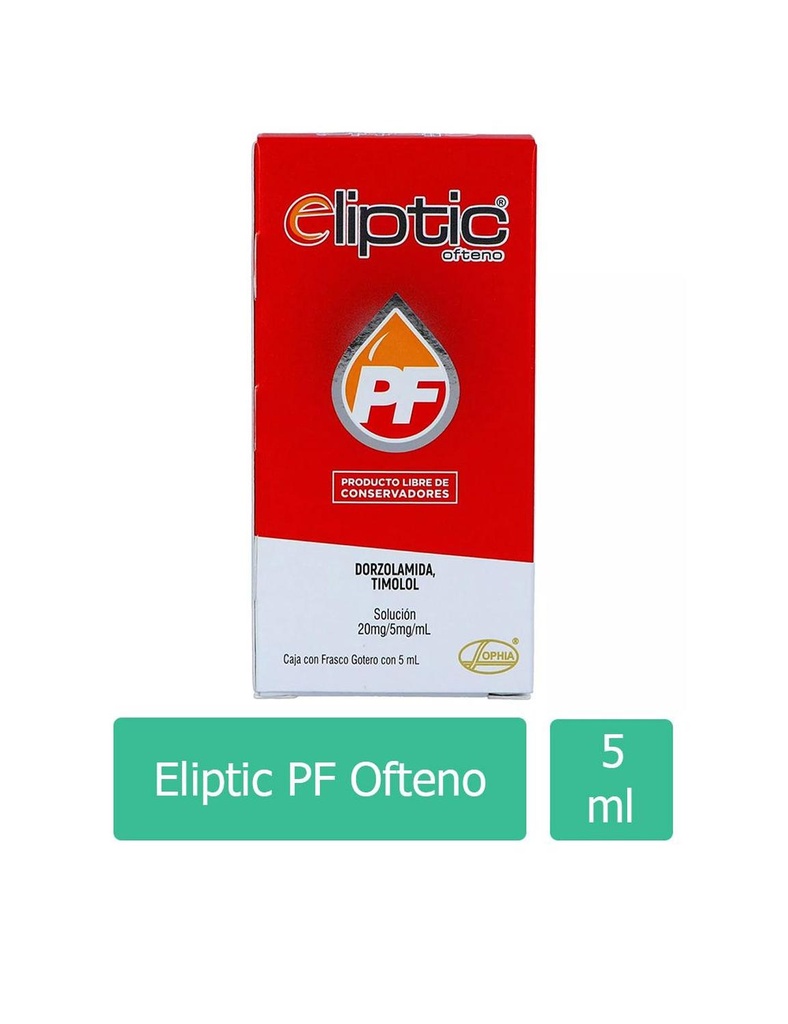 Eliptic Pf Ofteno 20/5 Mg Solución Gotas 5 Ml 