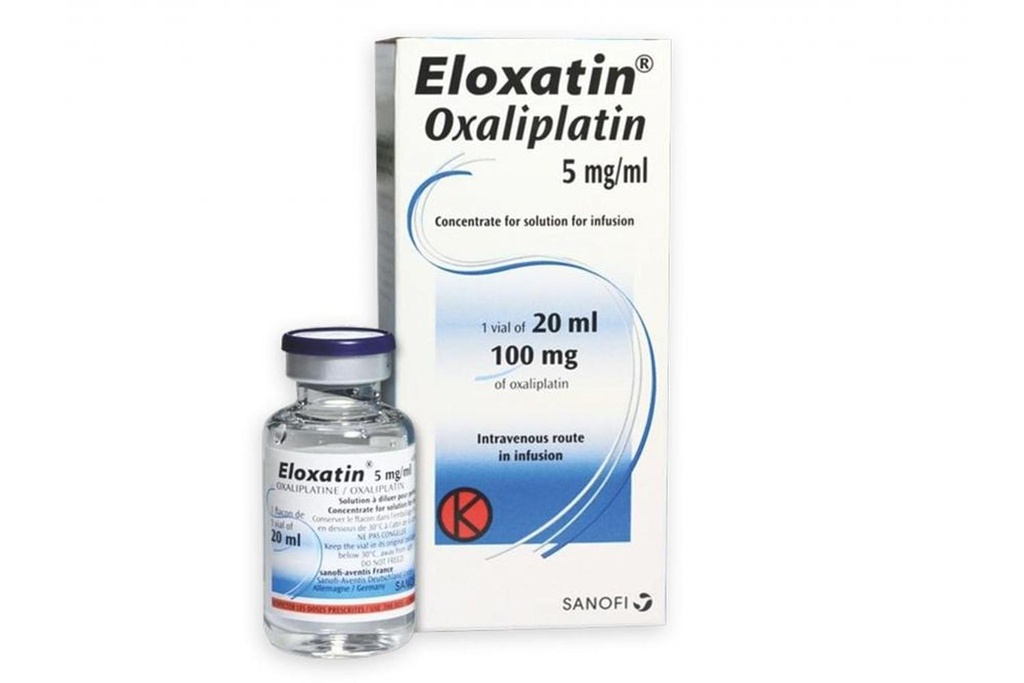 Eloxatin 100 Mg Solución Inyectable Frasco Ámpula 20 Ml 