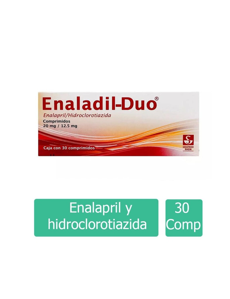 Enaladil-Duo 20/12.5 Mg 30 Comprimidos 