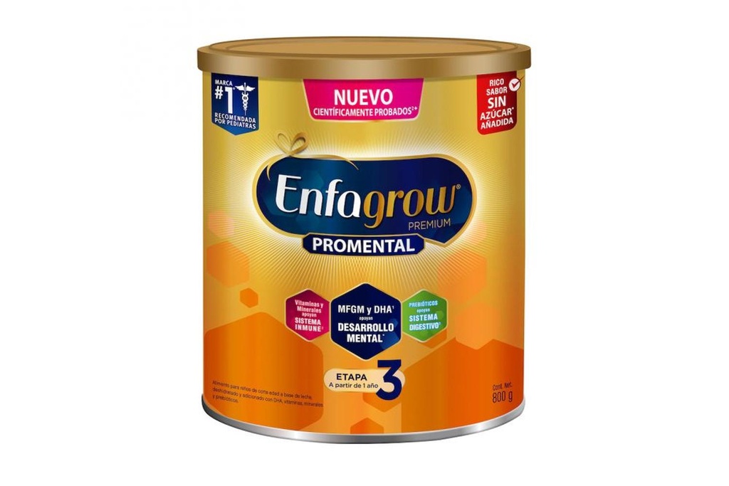 Alimento Para Niños Enfagrow Promental Etapa 3 800 G 