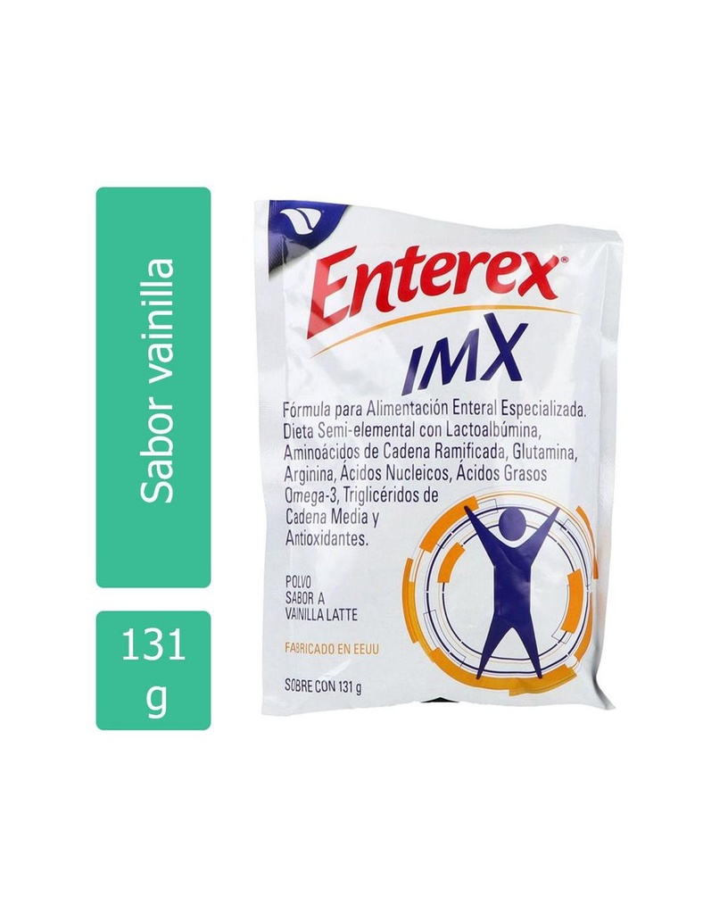 Enterex Imx Fórmula Especial Polvo Sabor Vainilla Con 131 G