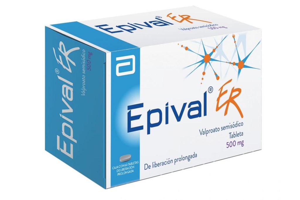 Epival Er 500 Mg 60 Tabletas 