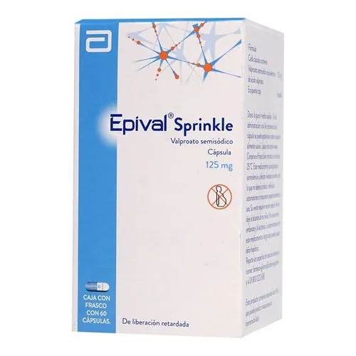 Epival Sprinkle 125 Mg 60 Cápsulas 