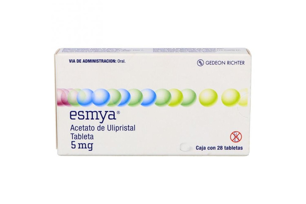 [7506352500012] Esmya 5 Mg 28 Tabletas 