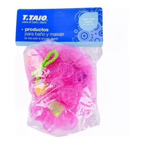 Esponja Flor Para Baño T.Taio Con Jabón 