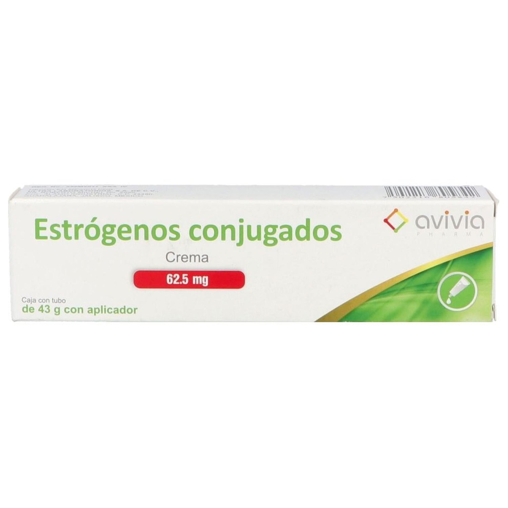 Estrógenos Conjugados 62.5 Mg Crema 43 G Genérico Avivia 