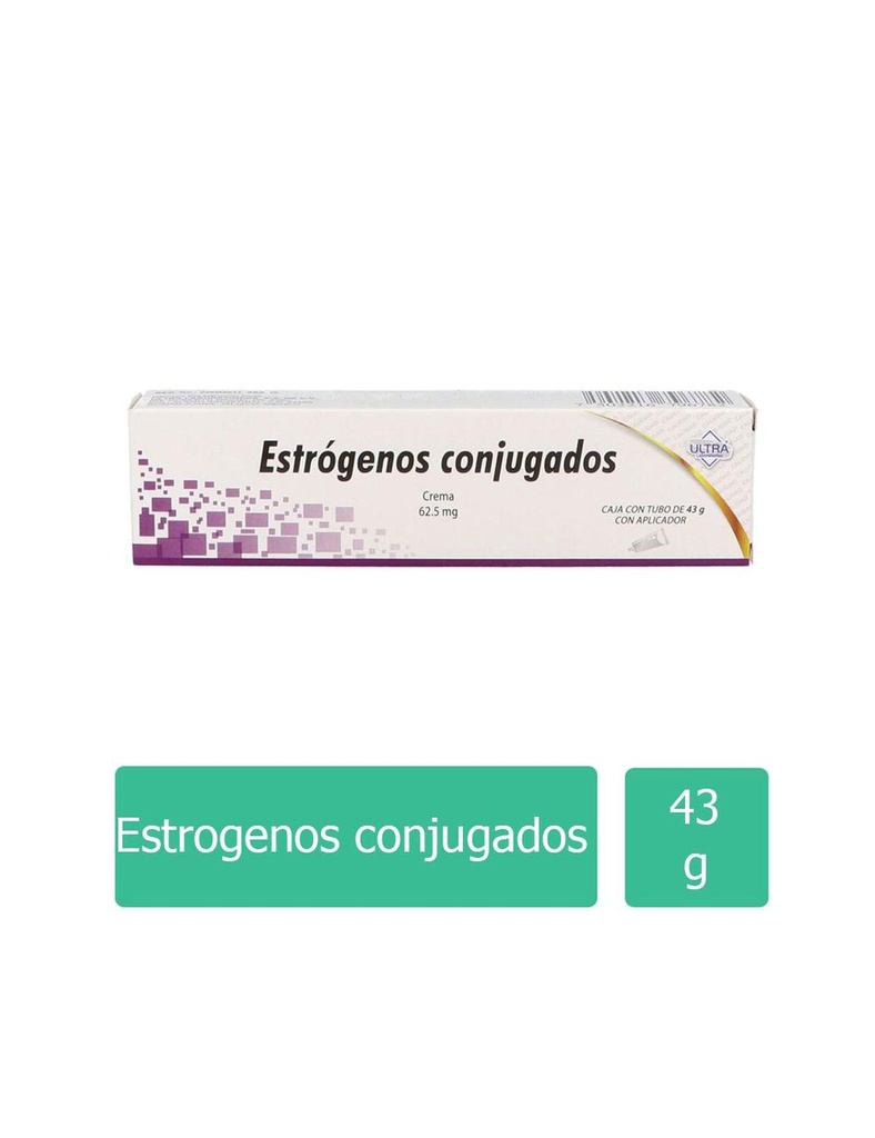 Estrógenos Conjugados 62.2 Mg Crema 43 G Genérico Ultra Lab 