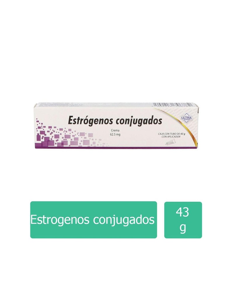 Estrogenos Conjugados 62.5 Mg Crema Vaginal Caja Con Tubo Con 43 G