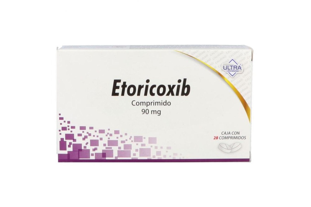 Etoricoxib 90 Mg Caja Con 28 Comprimidos