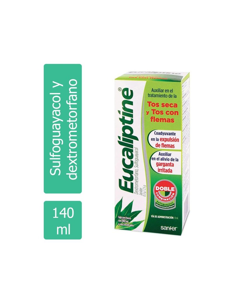 [7501159525015] Eucaliptine Sin Codeina Jarabe 140 Ml 