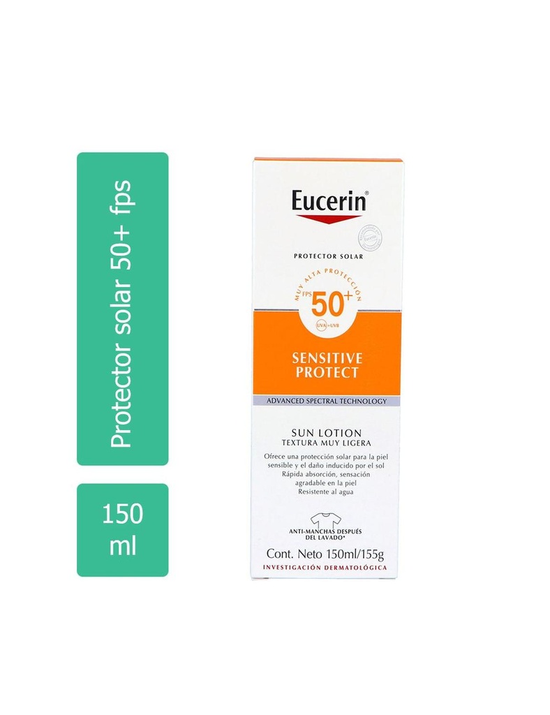 Bloqueador Eucerin Extra Light FPS50 150 Ml 