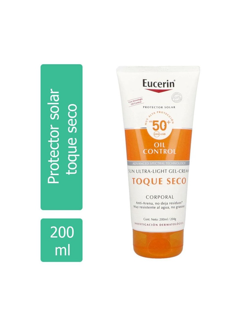 Bloqueador Eucerin Oil Control FPS50 200 Ml 