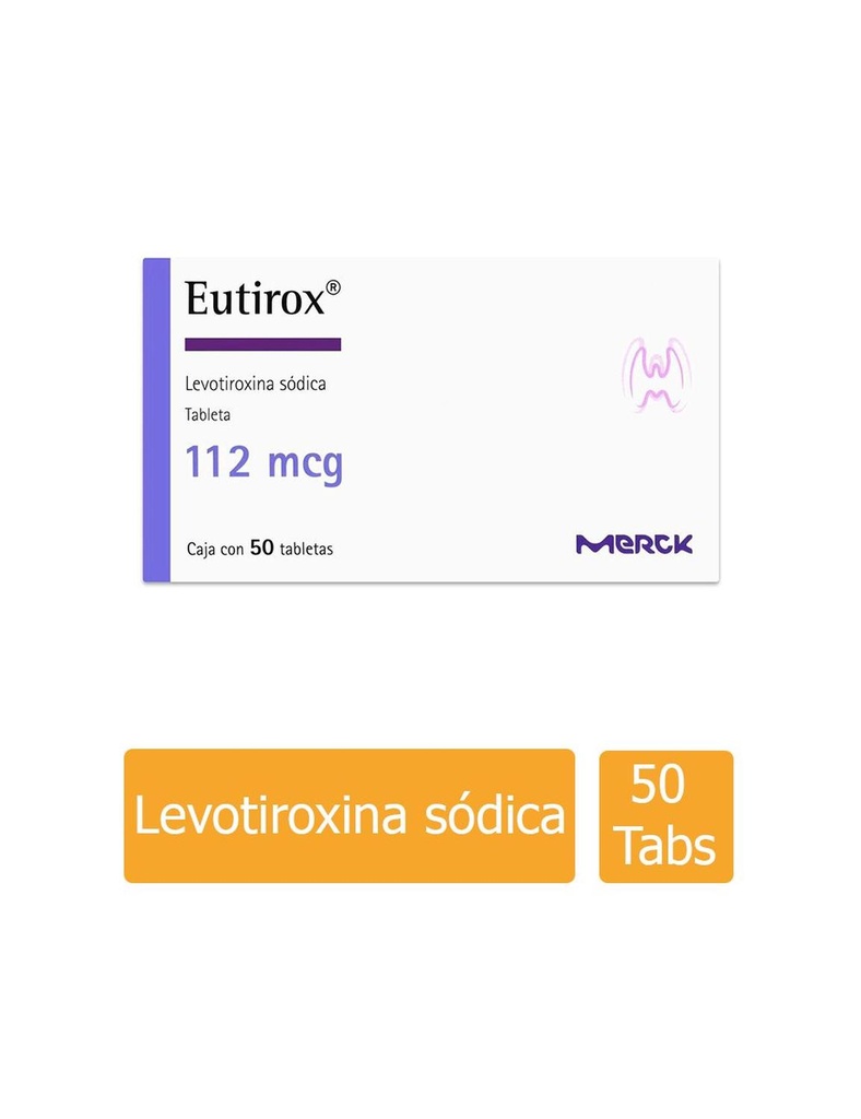 [7501298214429] Eutirox 112 Mcg 50 Tabletas 