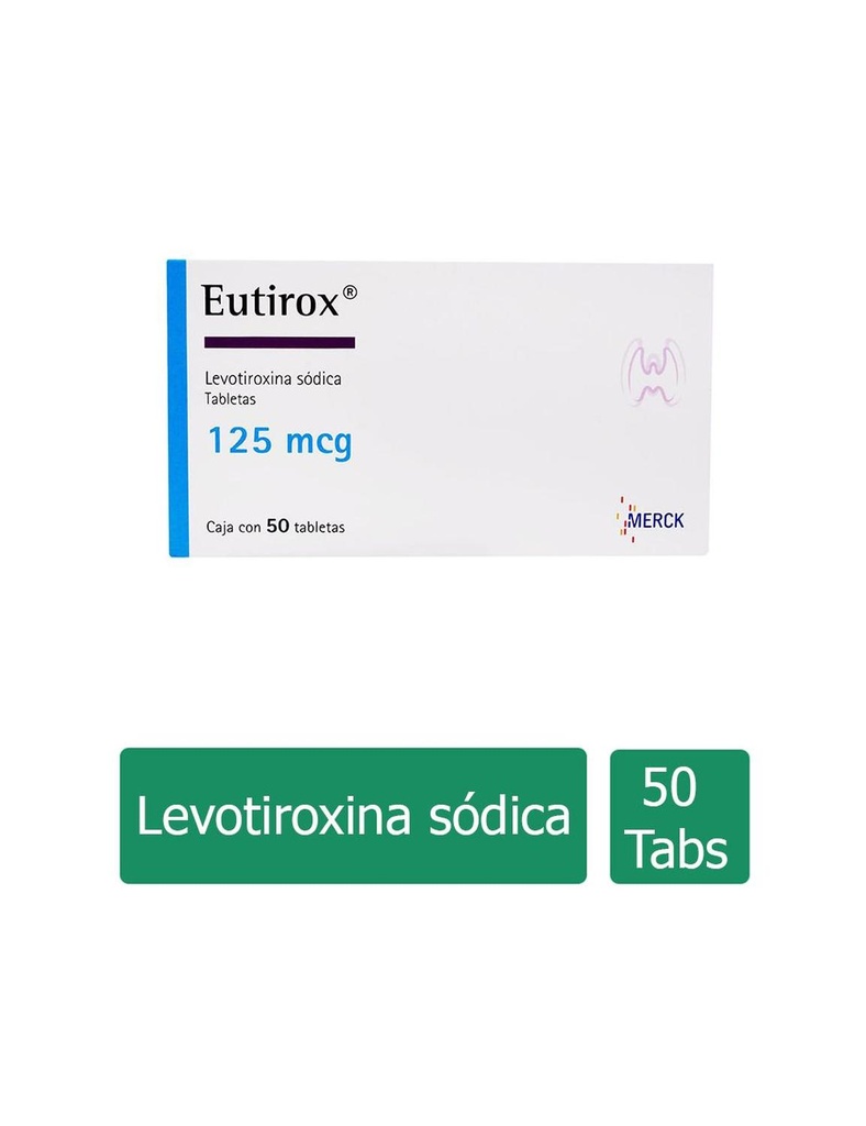 [7501298209067] Eutirox 125 Mcg 50 Tabletas 