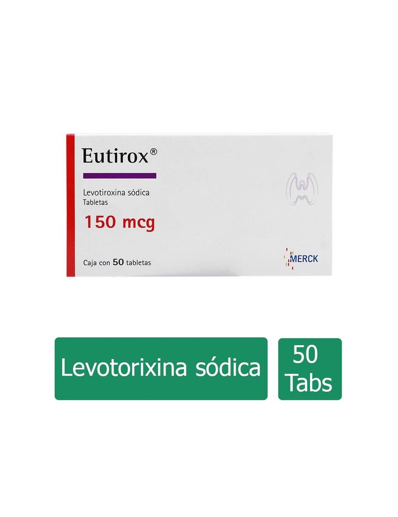 [7501298210766] Eutirox 150 Mcg 50 Tabletas 