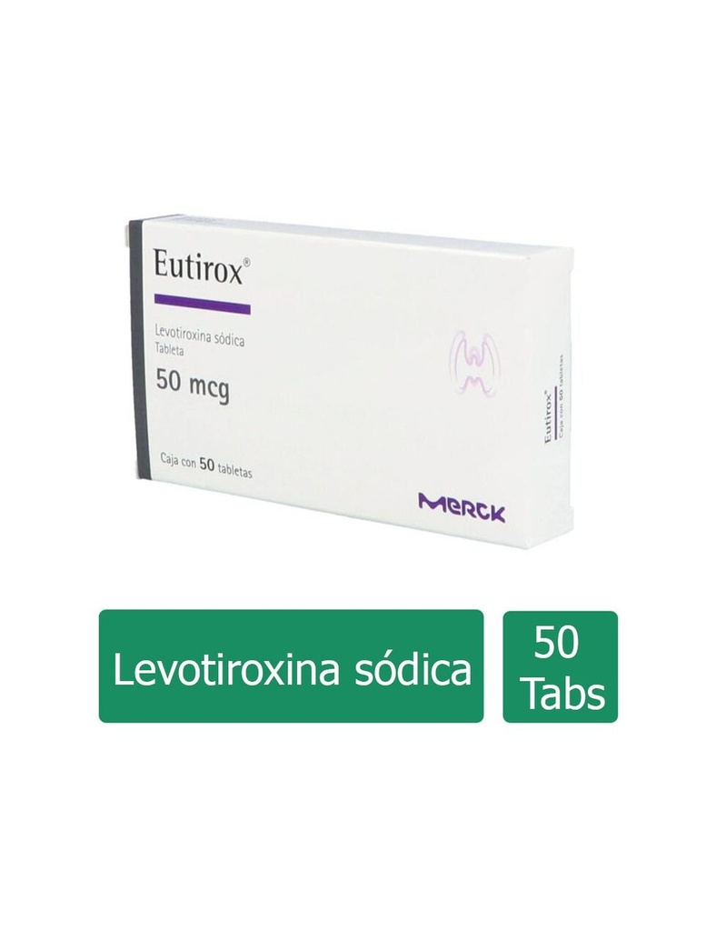 [7501298234908] Eutirox 50 Mcg 50 Tabletas 