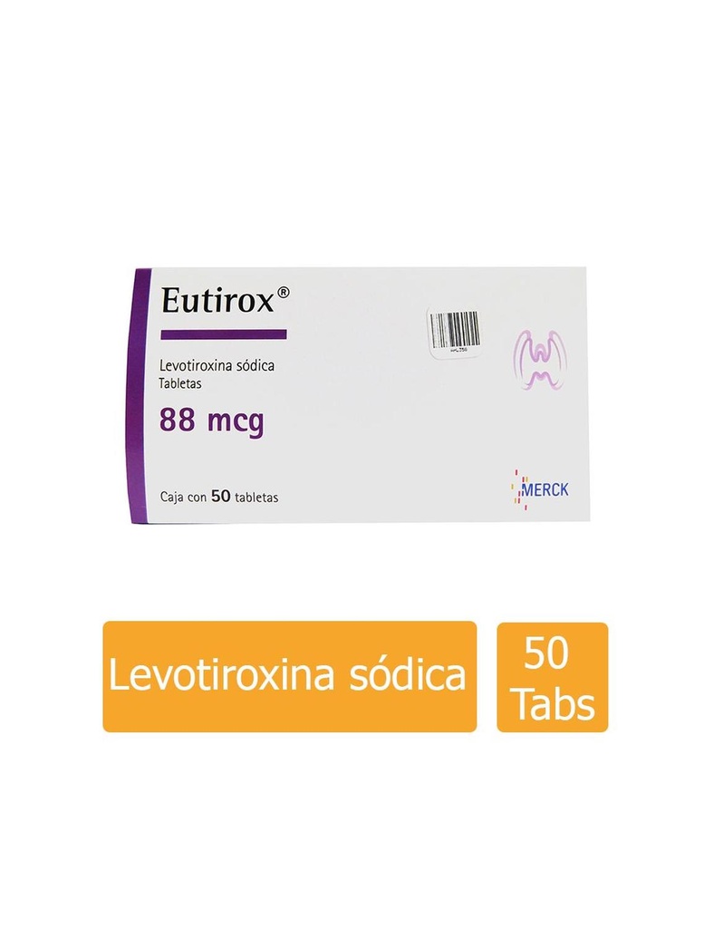 Eutirox 88 Mcg 50 Tabletas 