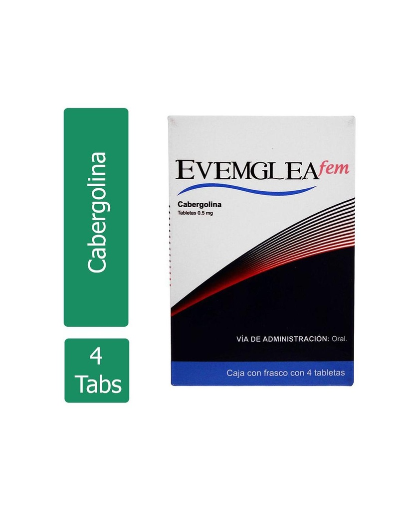[7502216798137] Evemglea Fem 0.5 Mg 4 Tabletas 