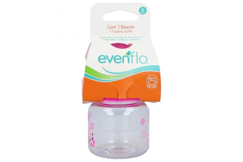 Evenflo Biberón 2 Oz. Empaque Con 1 Pieza