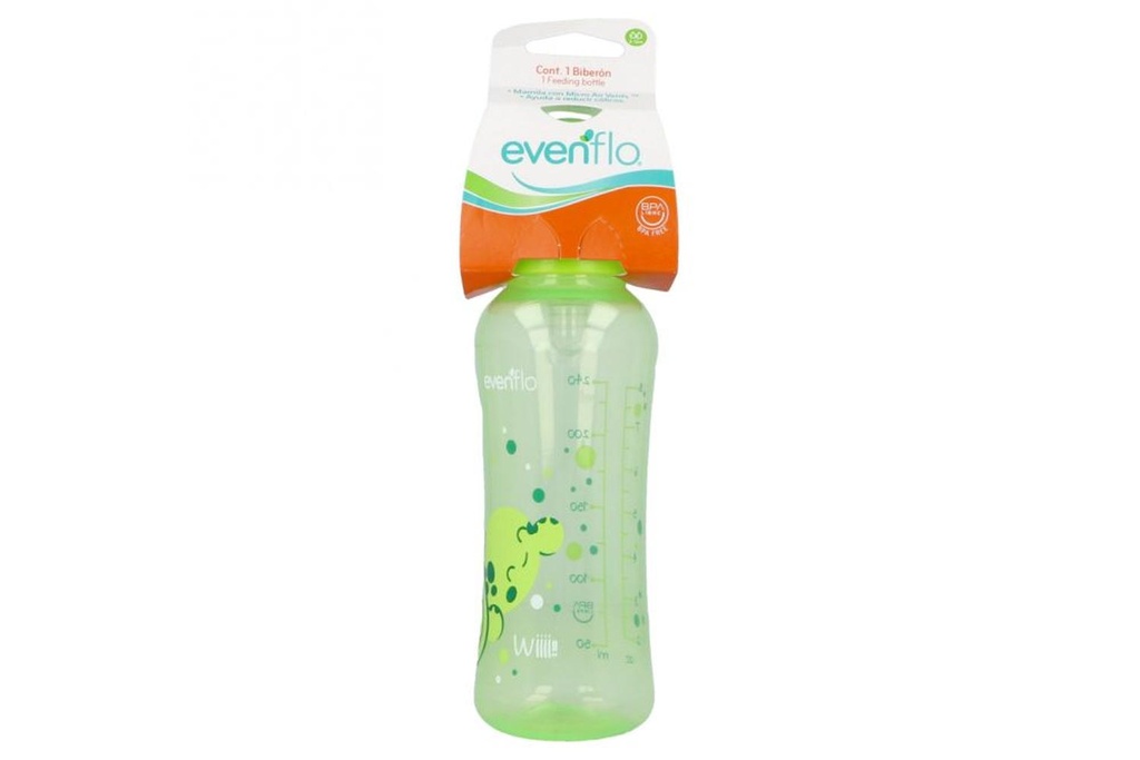 Biberón Evenflo Colores 8Oz 