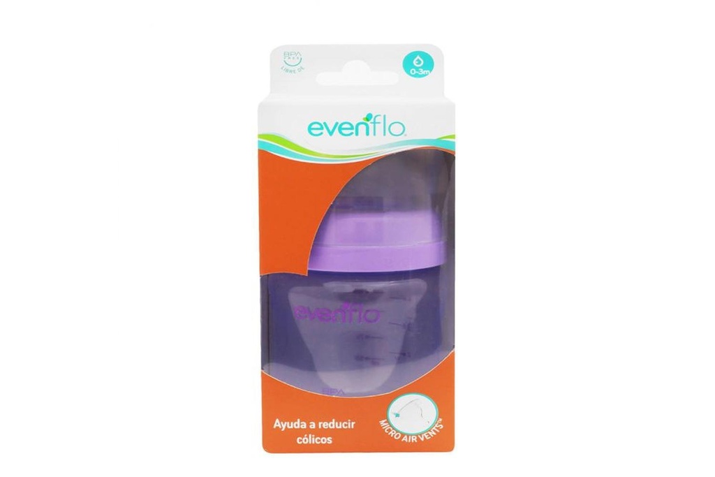 Biberón Evenflo Cuello Ancho 5 Onz 