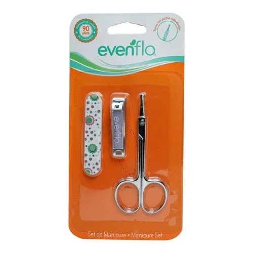 Set Manicure Evenflo Bebé 3 Piezas 