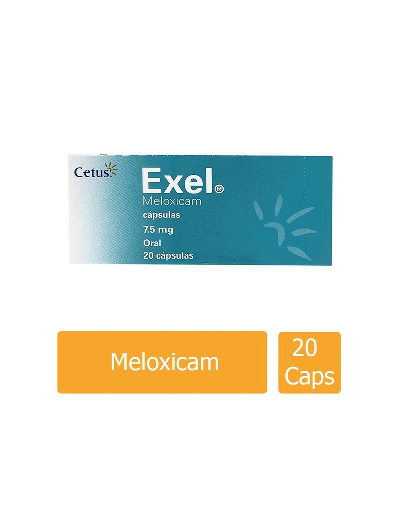 Exel 7.5 Mg 20 Cápsulas 