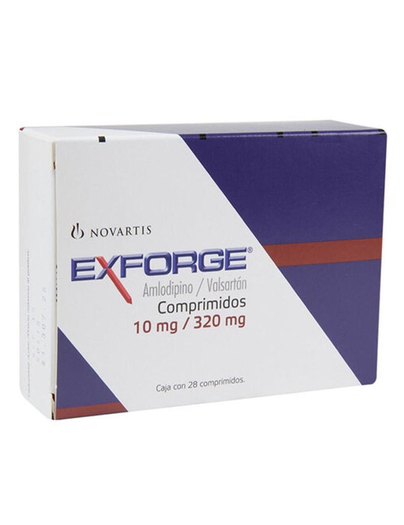 Exforge 10/320 Mg 28 Comprimidos 