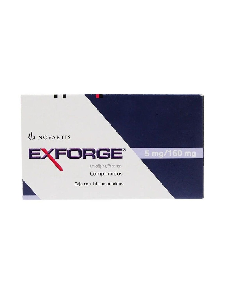[7501094916701] Exforge 5/160 Mg 14 Comprimidos 