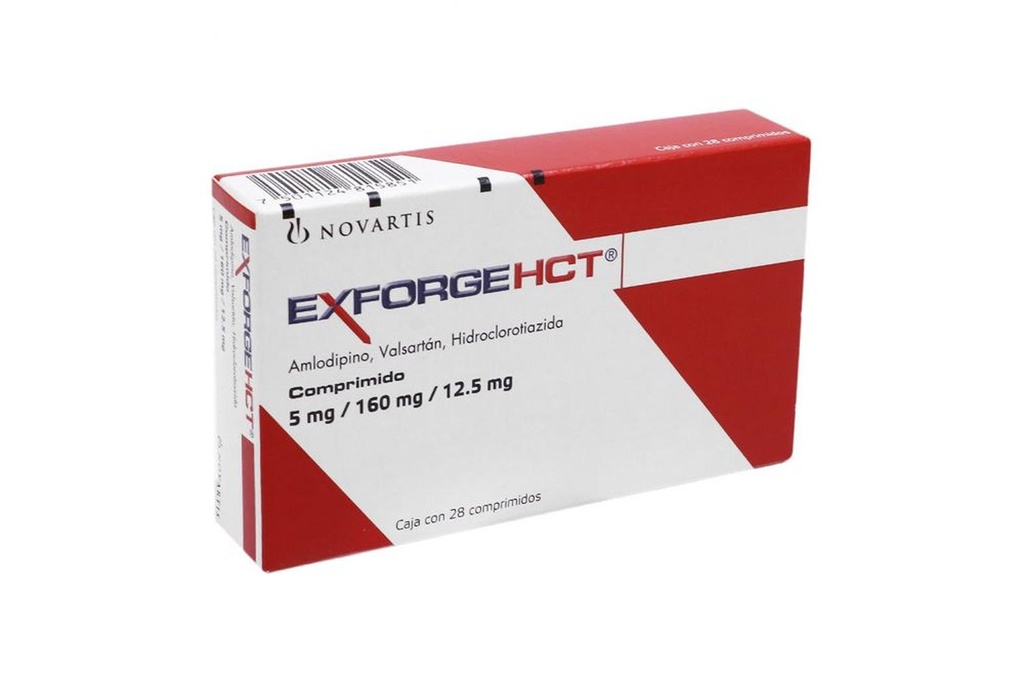 [7501124815851] Exforge HCT 5/160/12.5 Mg 28 Comprimidos 