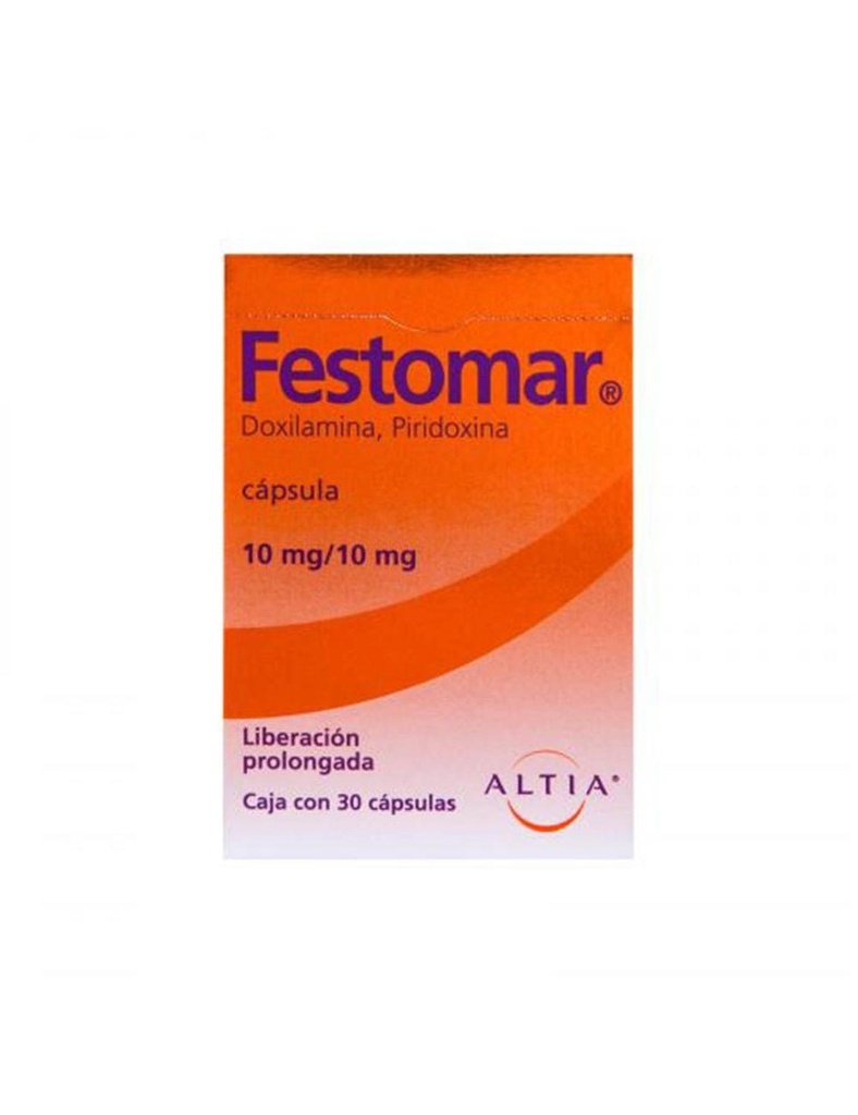 [7501314704231] Festomar 10/10 Mg Liberación Prolongada 30 Cápsulas 