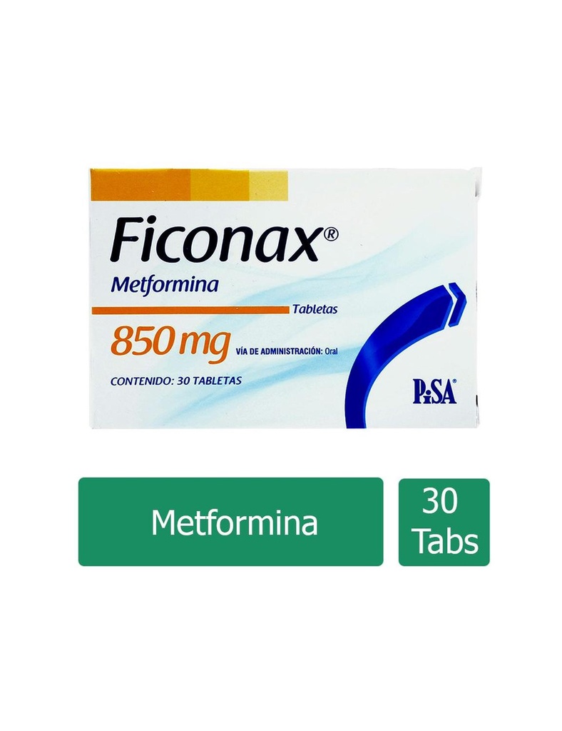 Ficonax 850 Mg 30 Tabletas 
