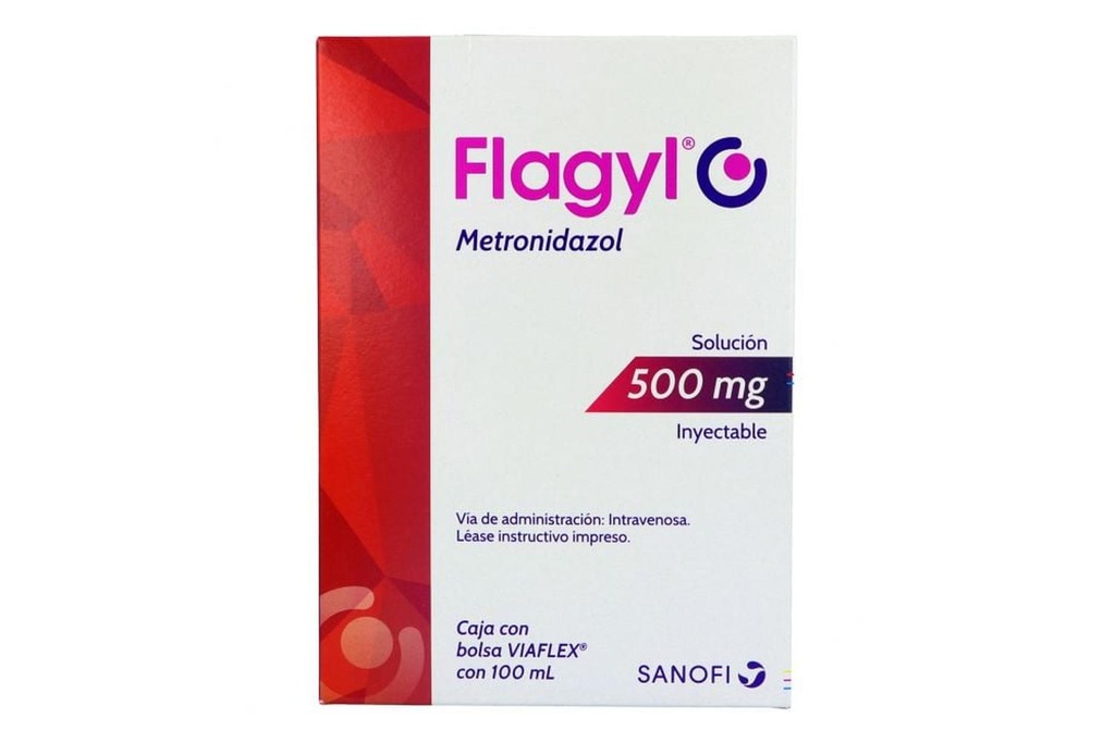 Flagy 500 Mg Solicione Inyectable Bolsa 100 Ml 