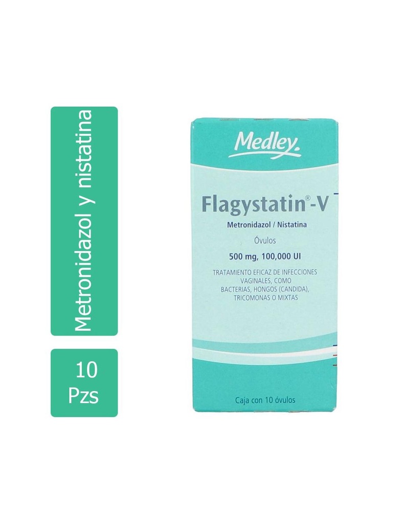 Flagystatin 500 Mg 10 Óvulos 