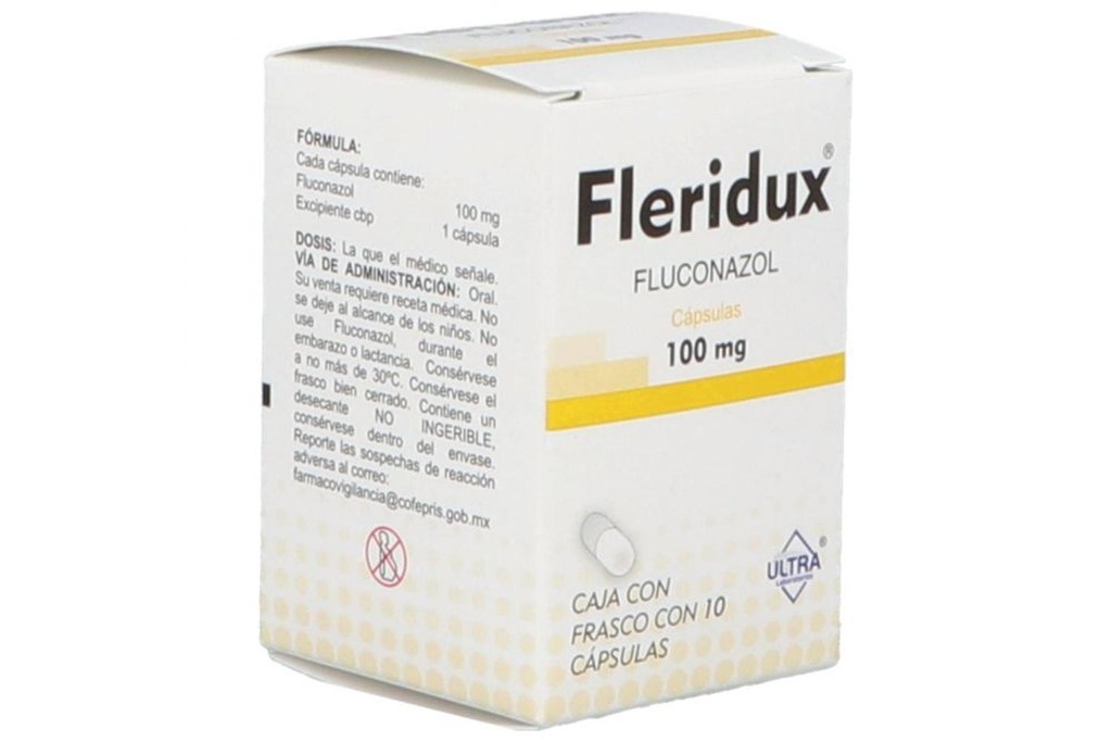 Fleridux 100 Mg Caja Con 10 Cápsulas