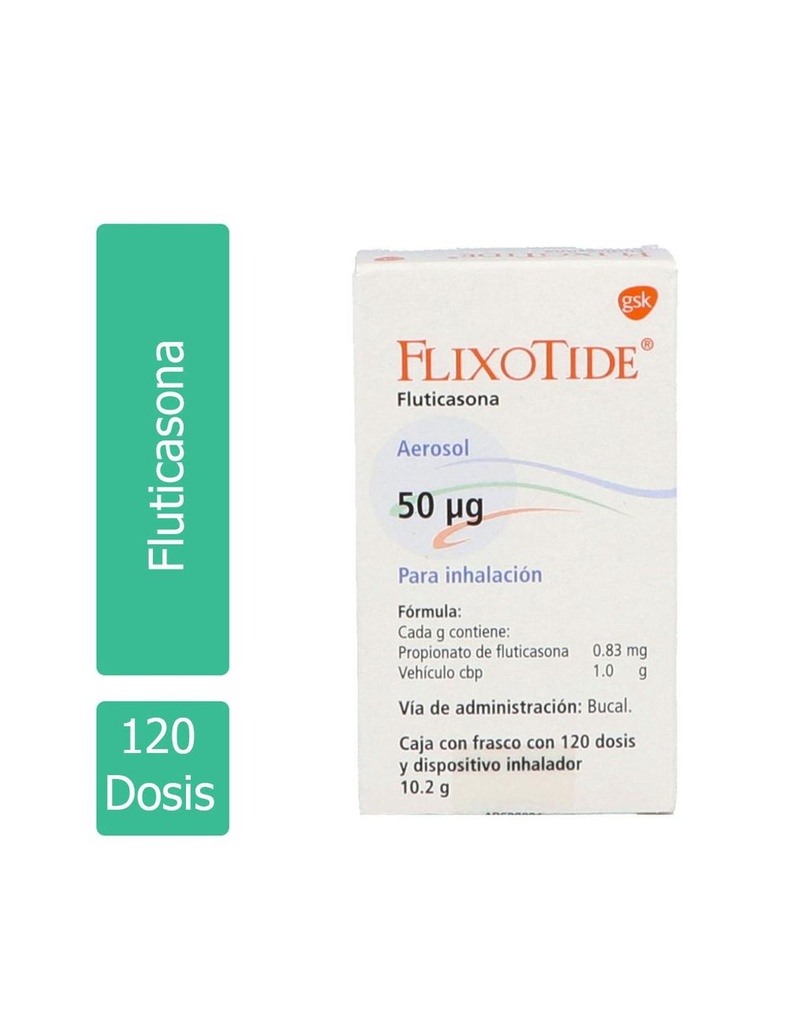 Flixotide Aerosol Suspensión 50 Mcg 120 Dosis 