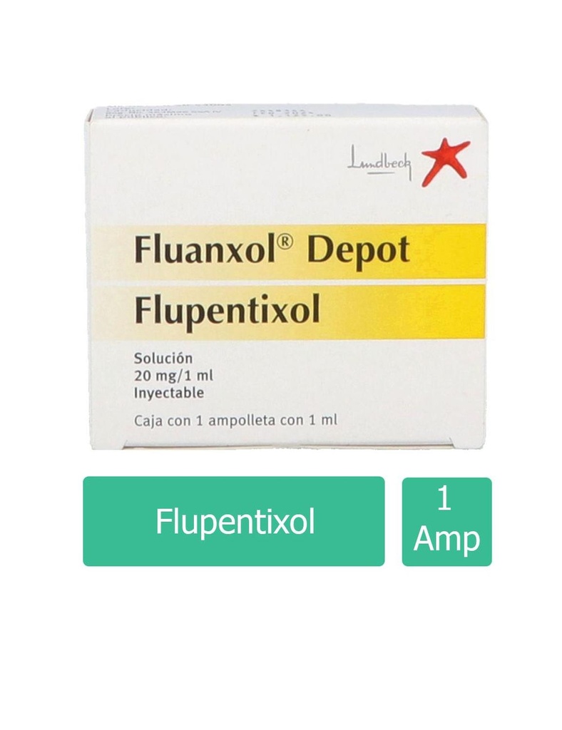 Fluanxol Depot 20 Mg Solución Inyectable 1 Ml Amp 