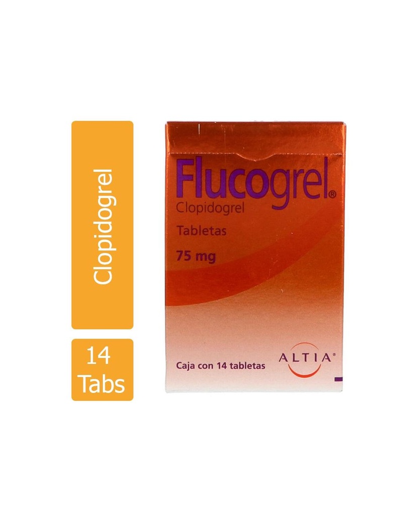 Flucogrel 75 Mg 14 Tabletas 