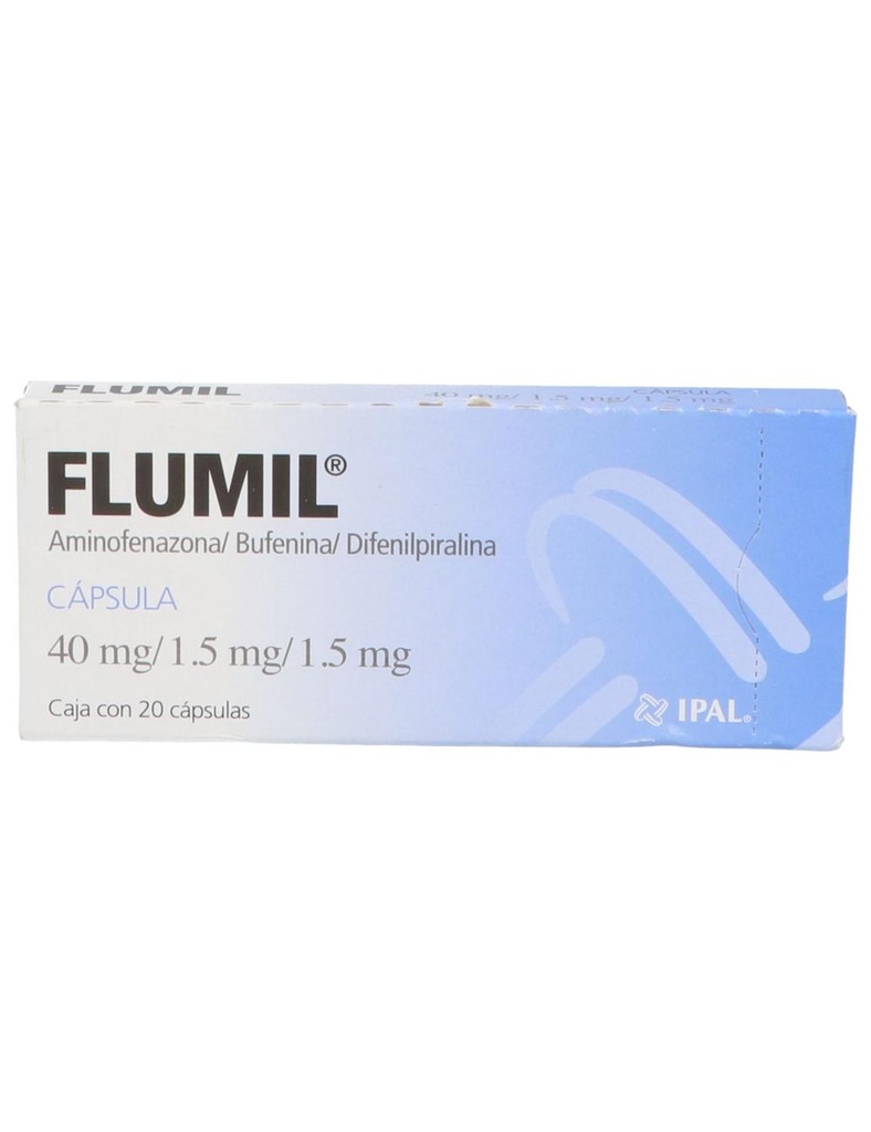 Flumil 40/1.5/1.5 Mg 20 Cápsulas 