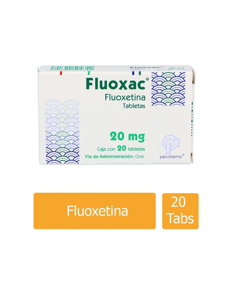 Fluoxac 20 Mg 20 Tabletas fluoxetina