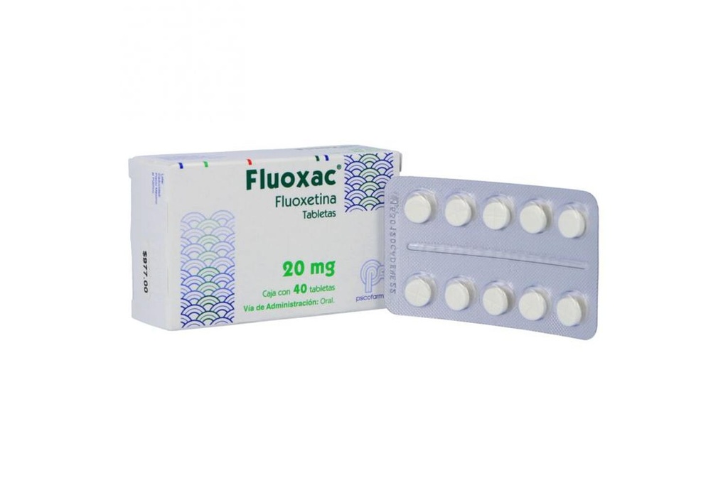 Fluoxac 20 Mg 40 Tabletas 
