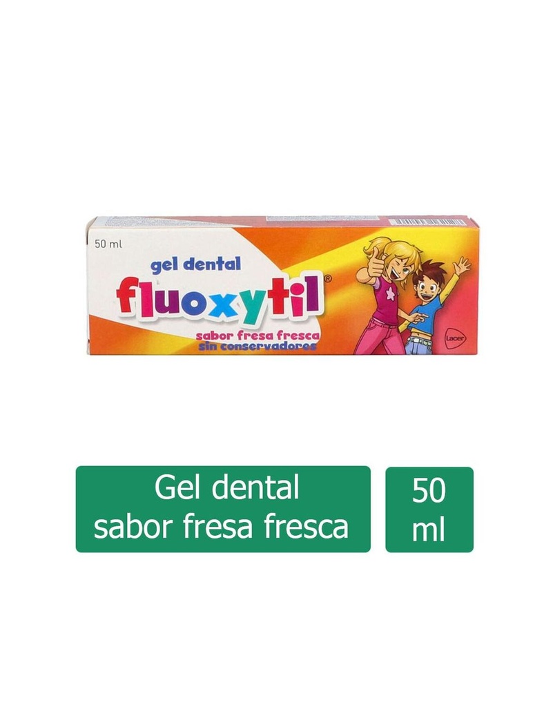 Gel Dental Fluoxytil Fresa 50 Ml 