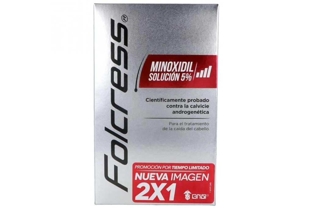 Tratamiento Folcress 5 % 2X1 Frasco 60 Ml 