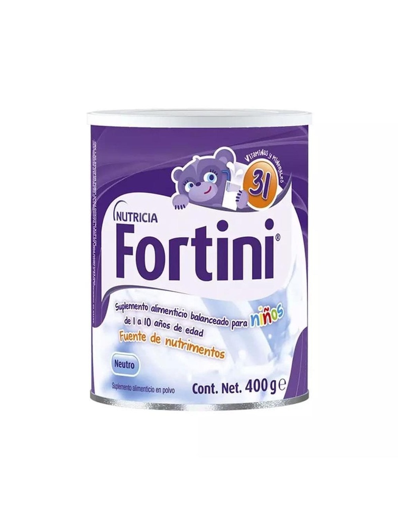 Fortini 400 G Lata Con Suplmento Alimenticio En Polvo