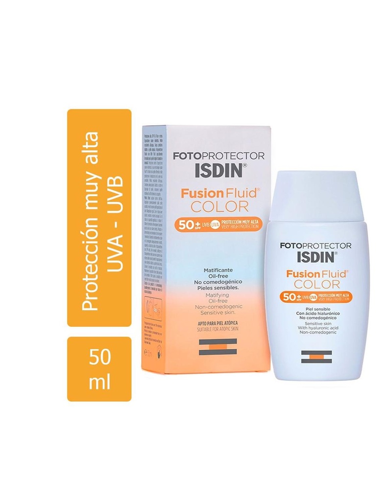 Isdin Fotoprotector Fusión Fluid FPS +50 Color 50 Ml 